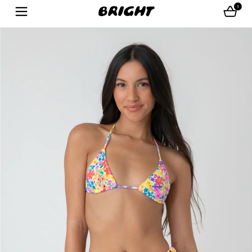 Maria Top Sunset size Medium Bright Swimwear
